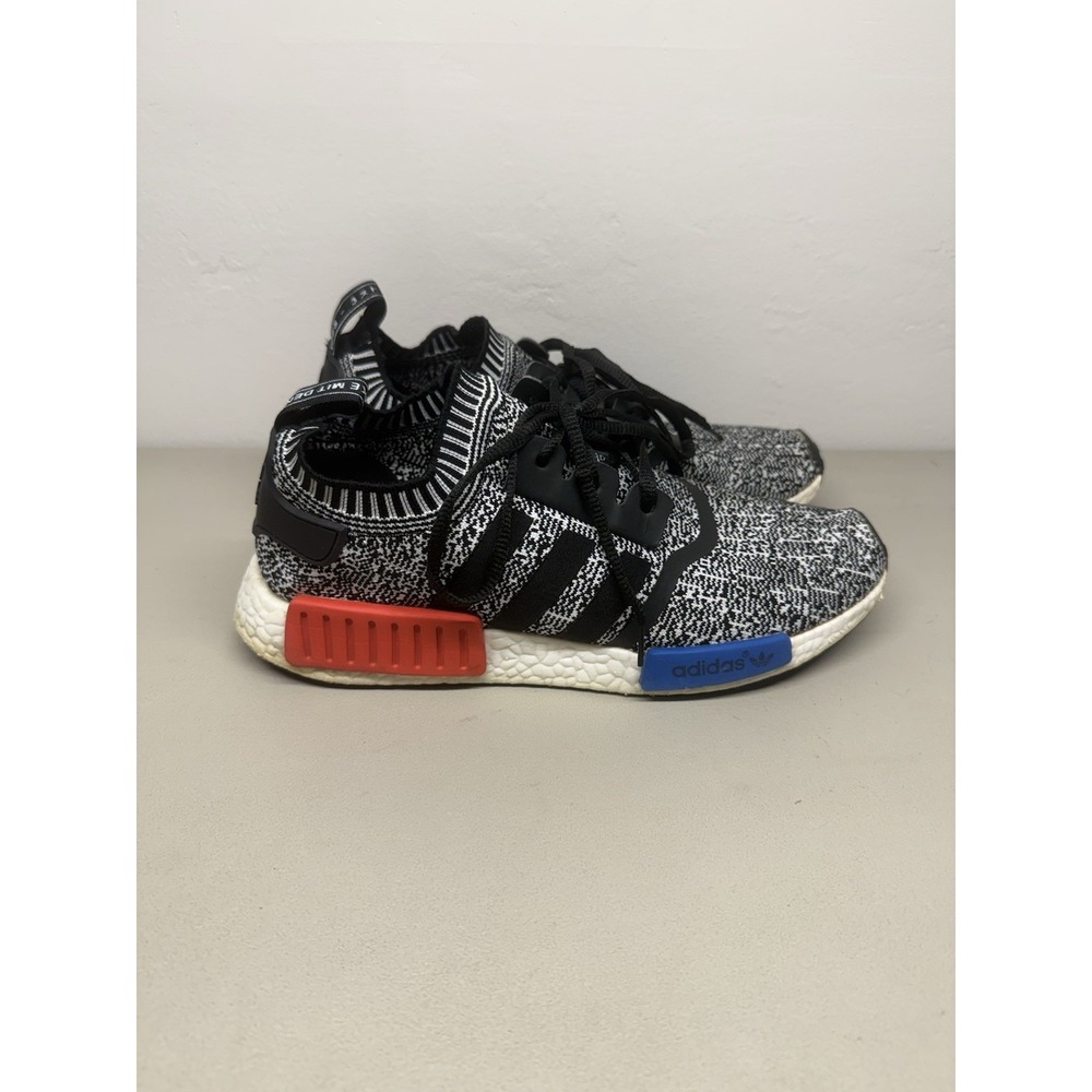 Adidas NMD_R1 Primeknit Tricolor Boost Men's Running Sneakers Size 10
